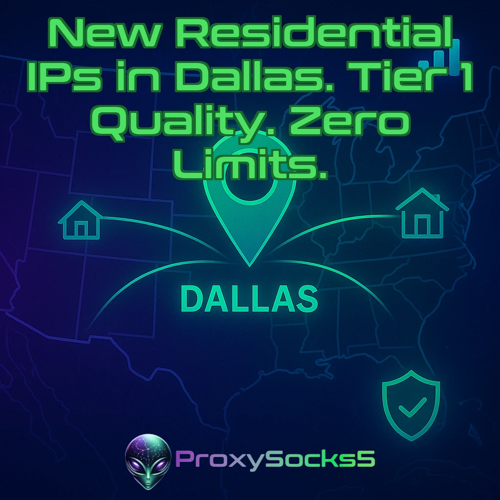 Fresh Tier 1 Residential IPs, AT&T, Now Available in Dallas, Texas