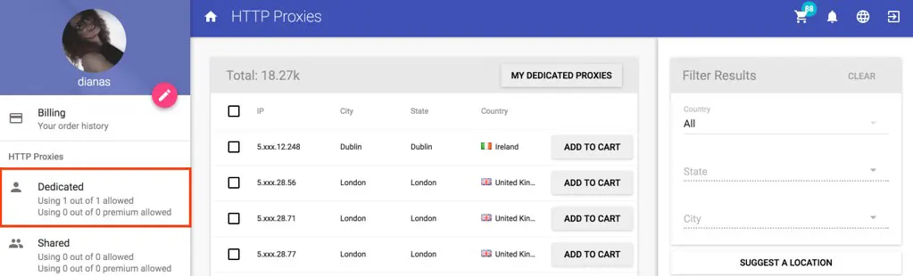 How to replace proxies after order renewal