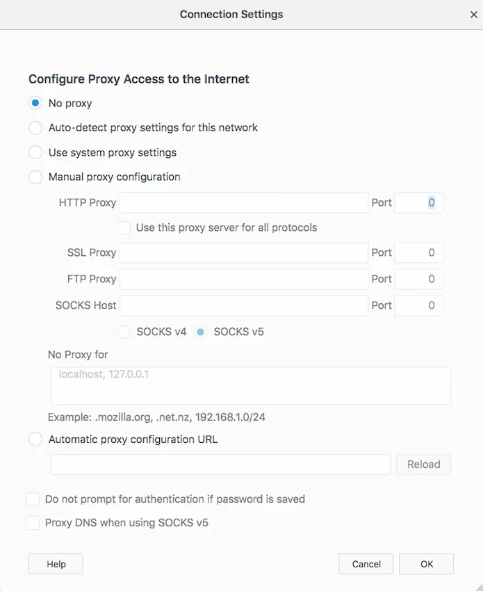 step3 how to configure mozilla firefox browser for proxy servers