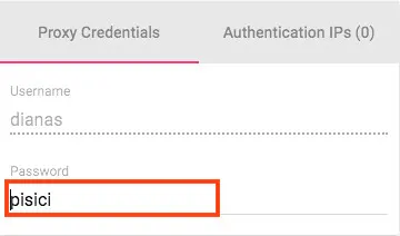 Choose authentication method