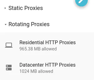 Proxysocks5 proxy dashboard 